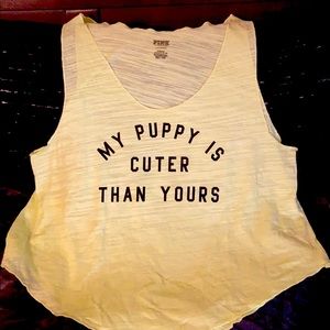 Victoria’s Secret PINK yellow tank